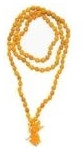 Haldi Prayer Mala, Color : Yellow