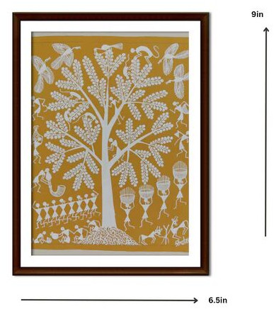 Huge Tree Painting (yelow) Wls84