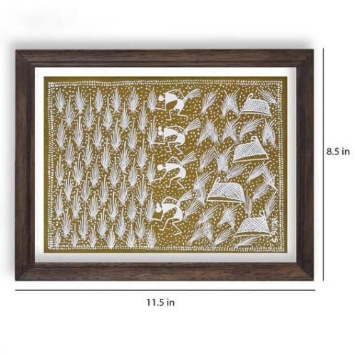 Warli Painting -art Of Farm Life (mehandi)