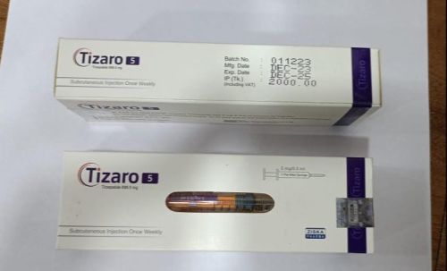 Tizaro 5 Mg Injection, Composition : Tirzepatide For Weight Loss