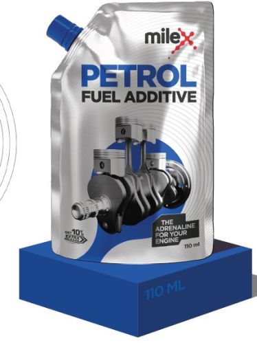 110ml Milex Petrol Fuel Additive, Grade : Superior For Automobile, Industries