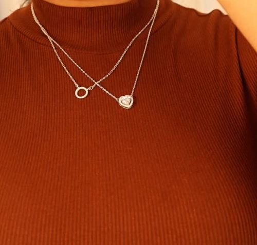 Evimeria Polished 925 Silver Fancy Neckpiece, Gender : Female, Packaging Type : Plastic Box