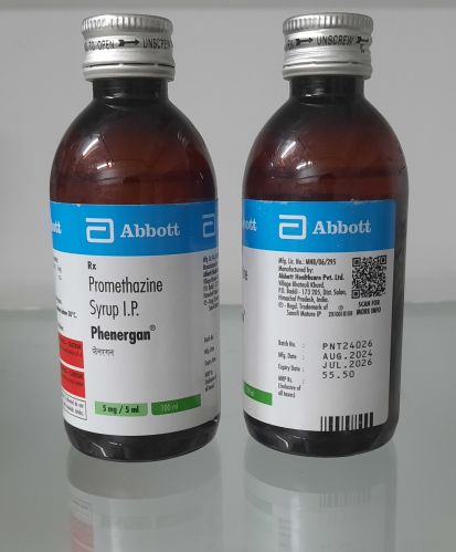 Promethazine Syrup, Packaging Type : Bottle, Purity : 99 % For Allergy Or Allergic Reactions.