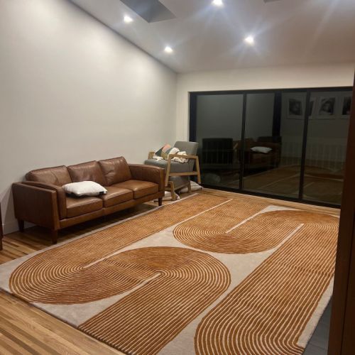 Modern Tufted Woollen Carpet, Color : Multcolor