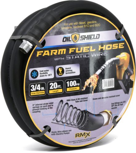 OilShield Anti-Static Oil Dispensing Hose 19mm x 15m without Fittings (OD1915WF)