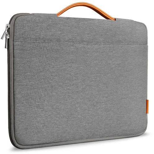 Plain Canvas Laptop Bag, Color : Grey