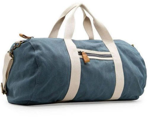 Plain Canvas Duffle Bag, Color : Multicolor, Technics : Machine Made For Travel Use