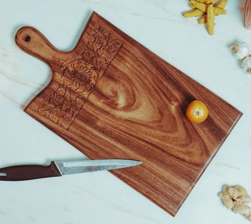 Handmade Sheesham Wood Chopping Board 40x30 Cm