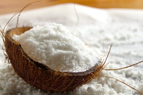 Natural Dry Coconut Powder, Color : White, Packaging Type : Packet