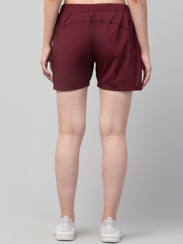 Attire Zone Ladies Sport Shorts, Color : Black, Navy, Grey