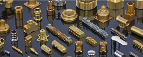 Polished Brass Forged Machined Components for Industrial