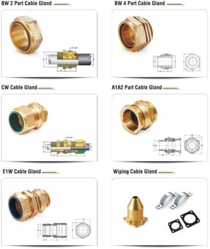 Brass Or Copper Or Aluminium CW Cable Gland