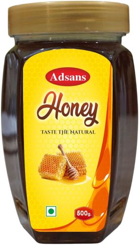 Adsans Honey 500gm, Color : Light Red, Certification : FSSAI Certified, Grade Standard : Cosmetic Grade