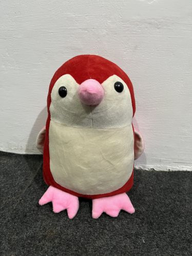 Red Penguin Plush Soft Toy For Kid Playing