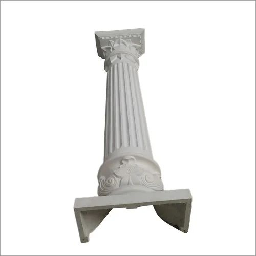 Polished Resin GRC Column, Color : White for Buildings, Decoration