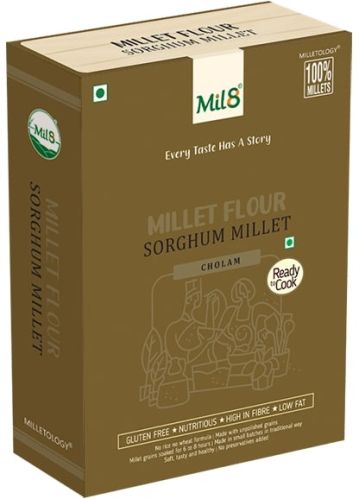 Organic Sorghum Millet Flour, Color : White, Form : Powder, Packaging Type : Paper Box