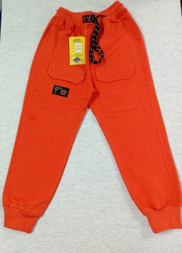 Boys Cotton Loop Knit Plain Joggers, Fit Type : Regular