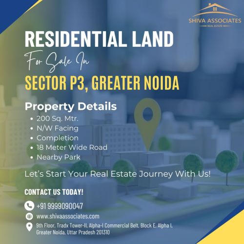 Residential Land For Sale In Sector P3, Greater Noida