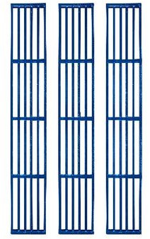 Polished Mild Steel Scaffolding Jali, Color : Blue For Construction