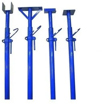 Polished Mild Steel Scaffolding Prop Jack, Color : Blue, Length : 3-5feet