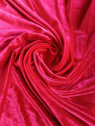 Plain Polyester Ks Premium Velvet Fabric All Season, Packaging Type : Roll, Certification : Iso 9001:2008 Certified