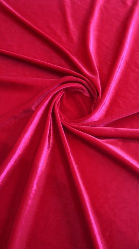  Plain Polyester Bright Shearing Velvet Fabric (GSM:100-250)