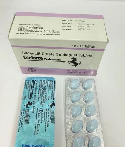 Cenforce Professional 100mg Tablets, Composition : Sildenafil