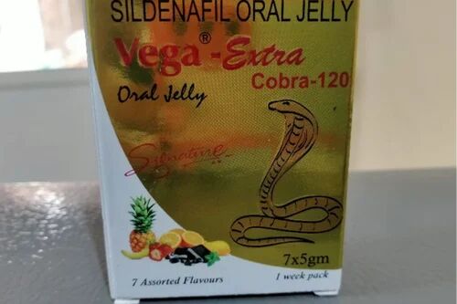 Vega Extra Cobra 120mg Oral Jelly, Packaging Type : Box