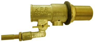 Kpr Plain 15mm Brass Float Valve, Color : Golden For Liquid Control