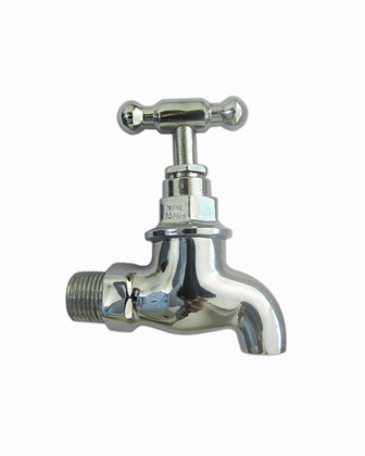 781 CP Stainless Steel Bib Tap, Packaging Type : Paper Box