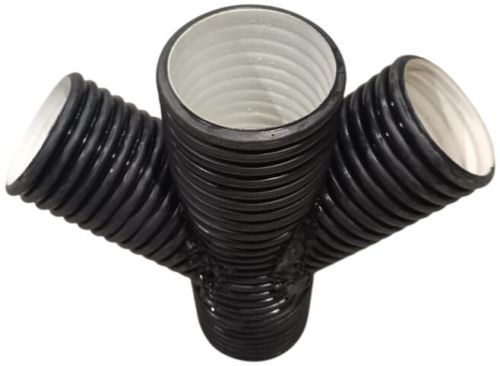 Mycorr HDPE Dwc Pipe Trishul Fittings, Color : Black