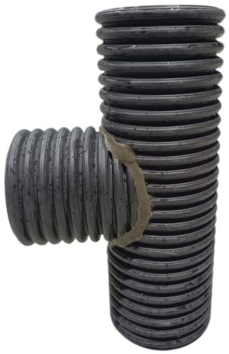 Mycorr HDPE Dwc Tee, Color : Black