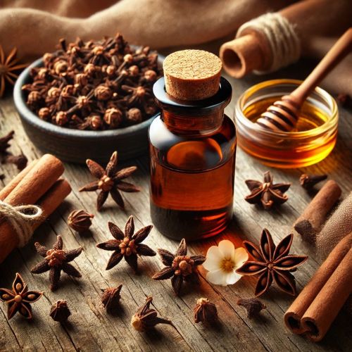 Clove Bud Essential Oil, Form : Liquid, Packaging Type : Glass Bottle For Massage, Oral Care, Natural Remedies