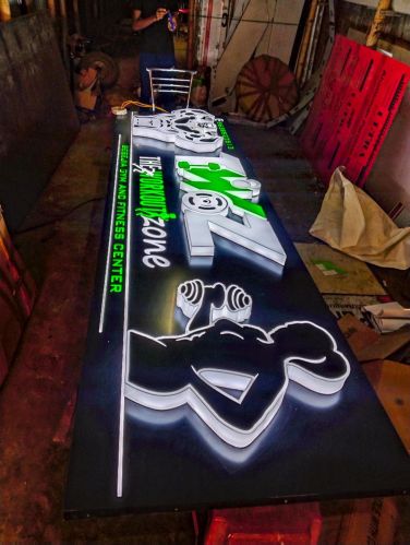 Customize Polished Aluminium Acp 3d signboard