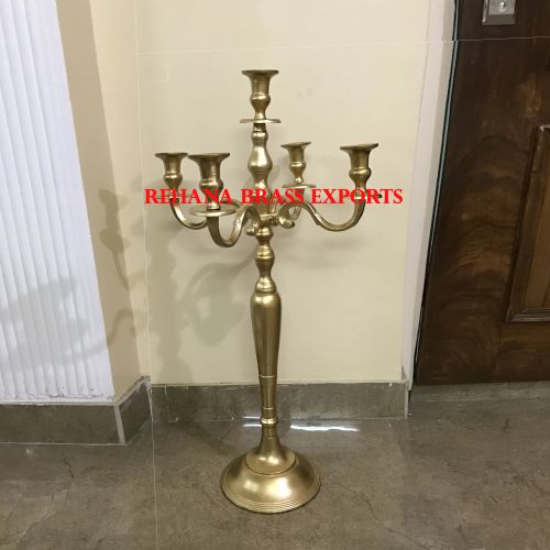 Wedding Center Pieces Gold Candelabra For Candle Decor