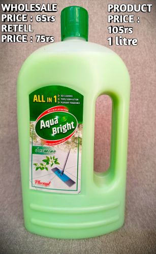 Jasmine Flavour Phenyl In 1 Litre Bottle (Aqua Bright)