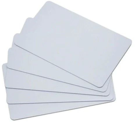 Plain RFID PVC Cards, Color : White