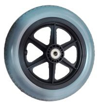 Rubber Wheelchair Caster Wheel, Shape : Round