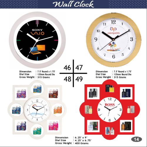 Ah LED Wall Clocks, Color : Multiple