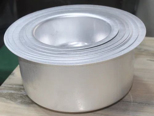 Plain Polished Wash Silver Aluminium Tope 0 - 10 Litre For Used Boiling Water, Milk, Sambhar, Etc.