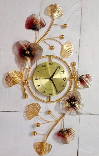 Iron Metal Wall Clock for Home, Office, Decoration