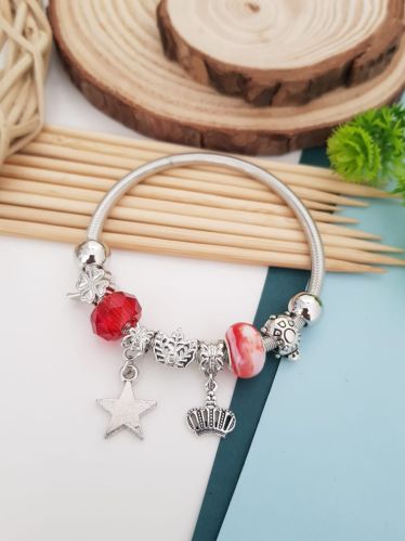 Shreyansh Silver Imitation Bracelets Casual Wear, Merrige Wear, Party Wear, Packaging Type : Green Packaging