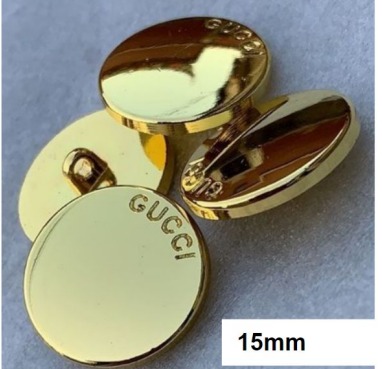 Round Garment Shell Button, Color : Golden, Packaging Type : Box