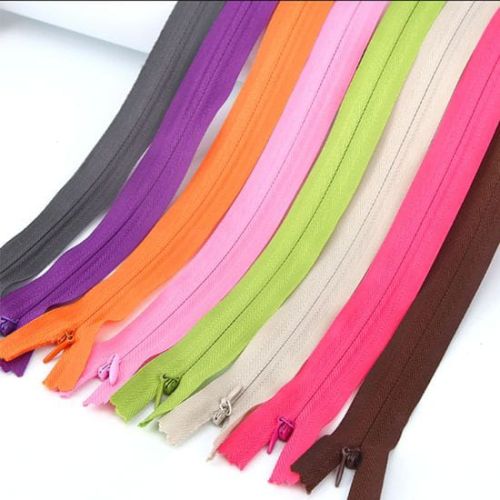 Plain Nylon Multicolor Net Invisible Concealed Zippers
