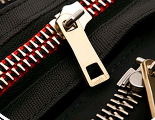 Plain Polished Open End Golden Finish Metal Zipper for Garments