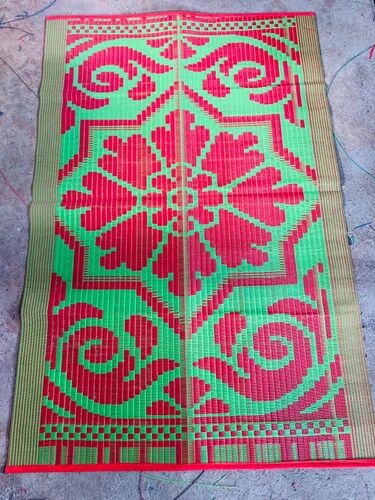 Printed Plastic Floor Mat, Color : Multicolor