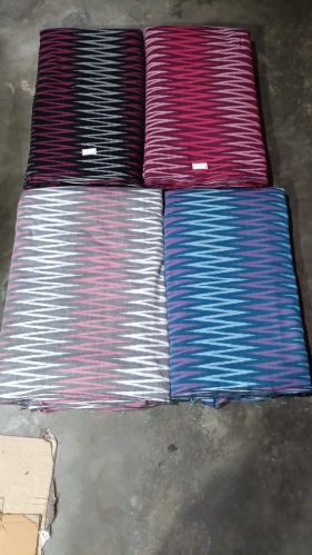 ROCKET DESIGN Ikkat Cotton Fabric Party Wear, Roll Length : 30 Mtrs