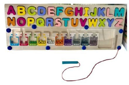 Wooden Alphabet Number Board Game Standard