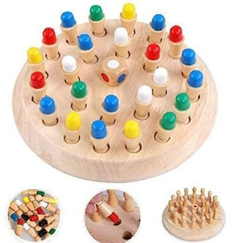 Wooden Memory Match Stick Board Game Standard