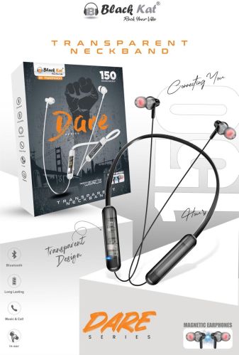 Black Kat Transfran Wireless Neckbnad In-ear, Neckband For Music Playing